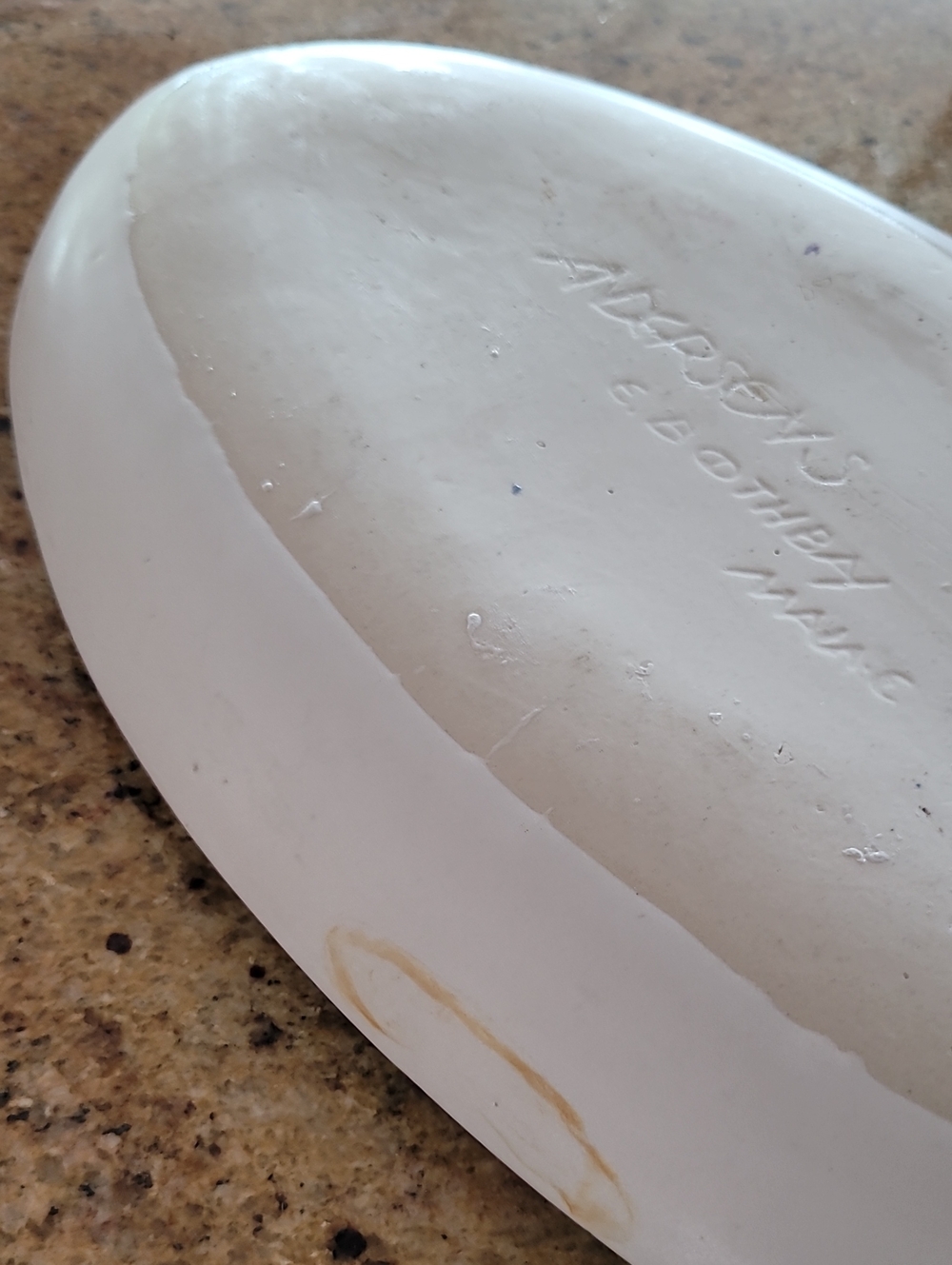 ANDERSEN DESIGN Art Pottery Oval Fish Platter VTG Blue/Green MCM Boothbay Maine - Picture 12 of 14